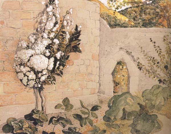 Samuel Palmer Pear Tree in a Walled Garden Sweden oil painting art